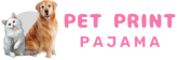 Pet Print Pajama - Cuddle in Custom Pet Prints