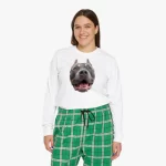 Customize Pet Print Women's Long Sleeve Pajama Set